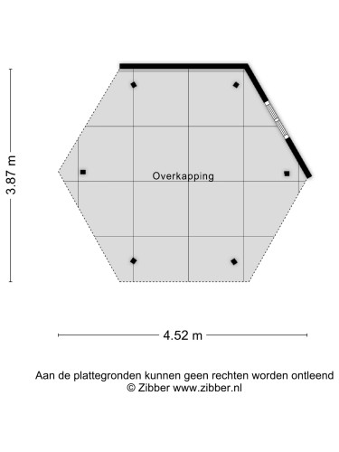 Plattegrond niet in brochure