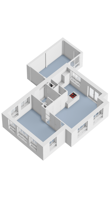 Plattegrond niet in brochure