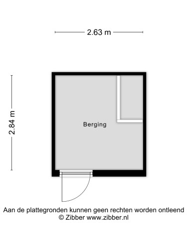 Plattegrond niet in brochure