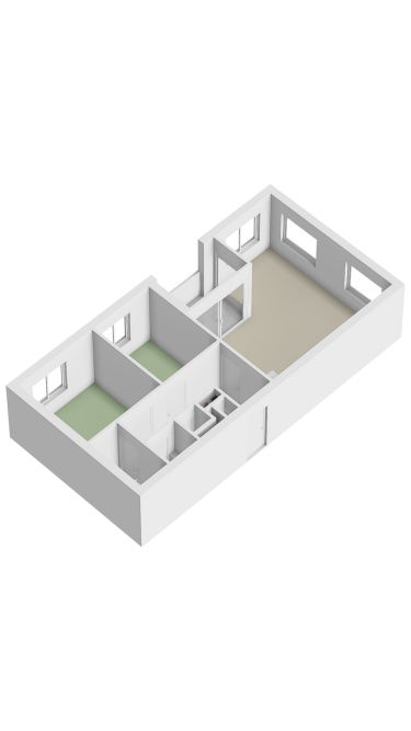 Plattegrond niet in brochure