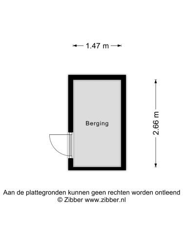 Plattegrond niet in brochure