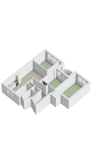 Plattegrond niet in brochure