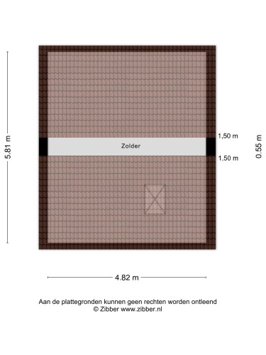 Plattegrond niet in brochure