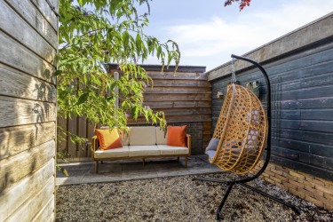 Zonnige tuin