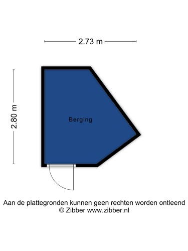Plattegrond niet in brochure