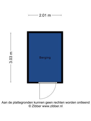 Plattegrond niet in brochure