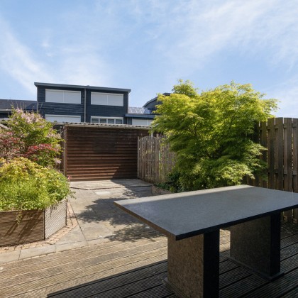 Zonnige tuin