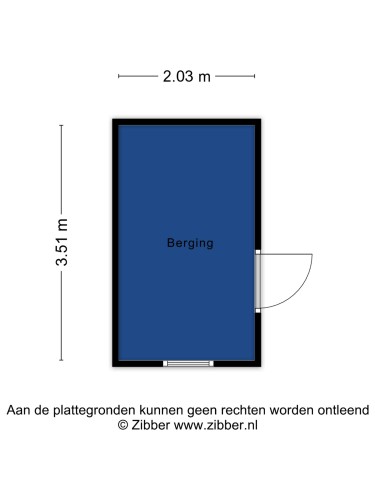 Plattegrond niet in brochure