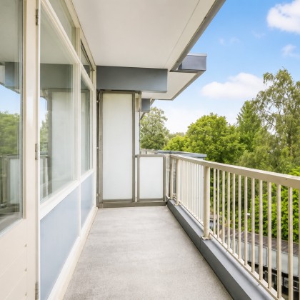 Zonnige balkon