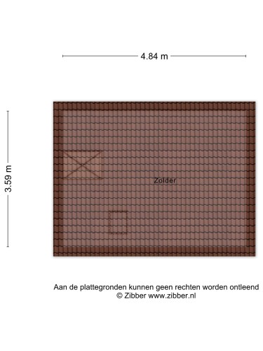 Plattegrond niet in brochure