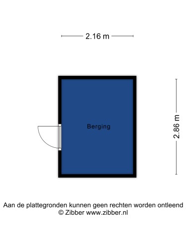 Plattegrond niet in brochure