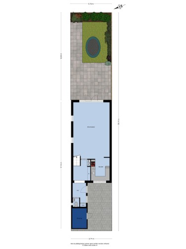 Plattegrond niet in brochure