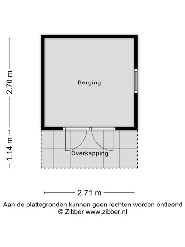 Plattegrond niet in brochure