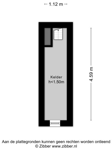Plattegrond niet in brochure