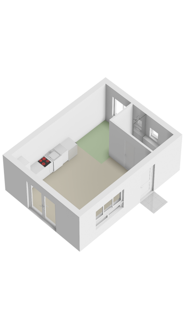 Plattegrond niet in brochure