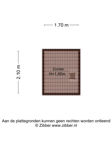 Plattegrond niet in brochure