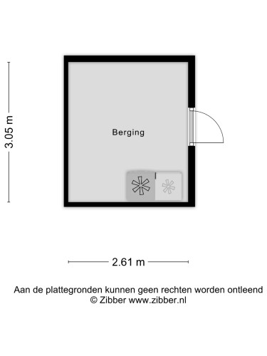 Plattegrond niet in brochure