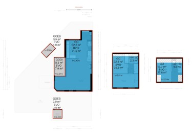 Plattegrond niet in brochure