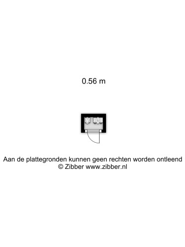 Plattegrond niet in brochure