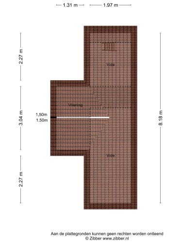Plattegrond niet in brochure