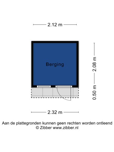 Plattegrond niet in brochure