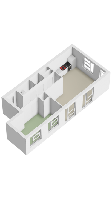 Plattegrond niet in brochure