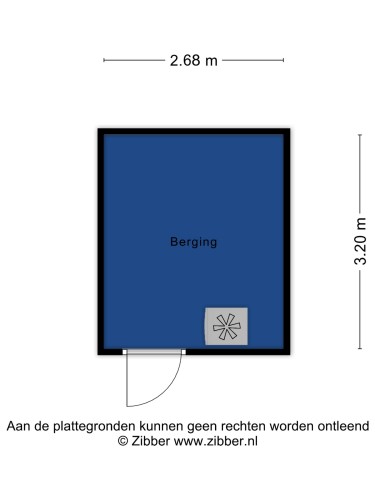 Plattegrond niet in brochure