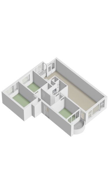 Plattegrond niet in brochure