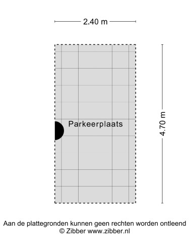 Plattegrond niet in brochure