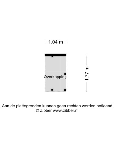 Plattegrond niet in brochure