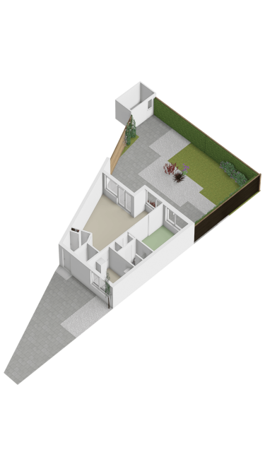 Plattegrond niet in brochure