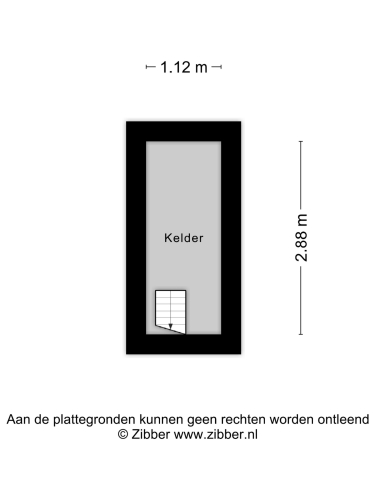 Plattegrond niet in brochure