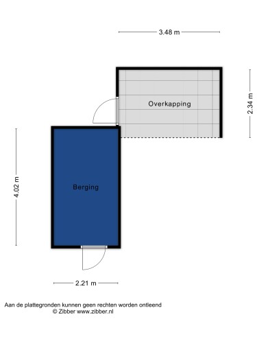 Plattegrond niet in brochure
