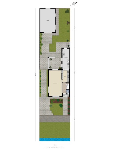 Plattegrond niet in brochure