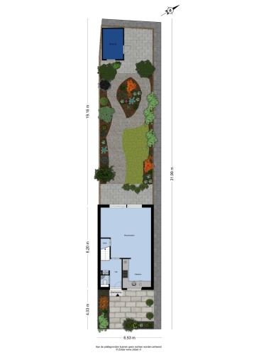 Plattegrond niet in brochure