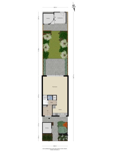 Plattegrond niet in brochure