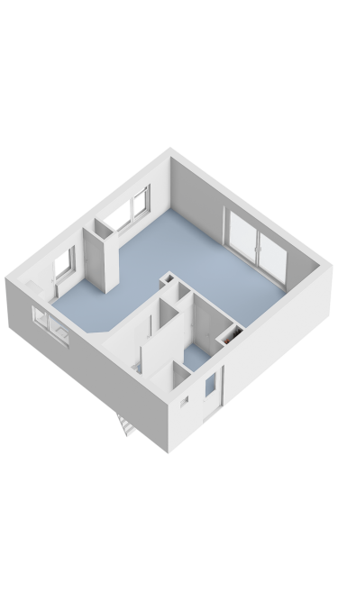 Plattegrond niet in brochure