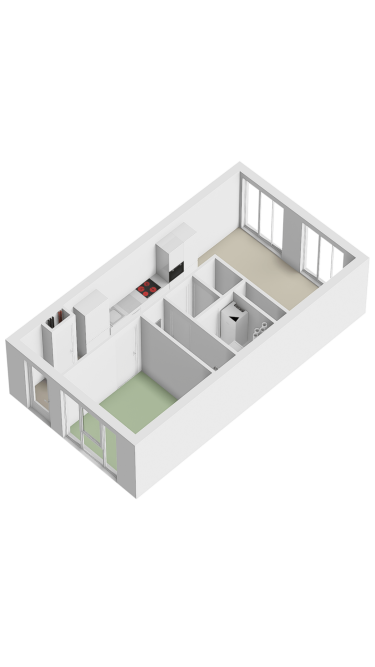 Plattegrond niet in brochure