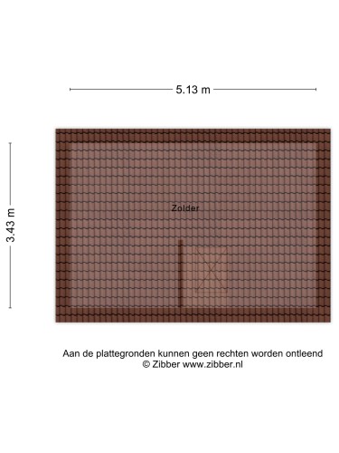 Plattegrond niet in brochure