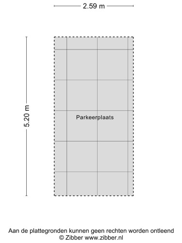Plattegrond niet in brochure
