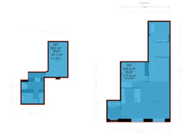 Plattegrond niet in brochure