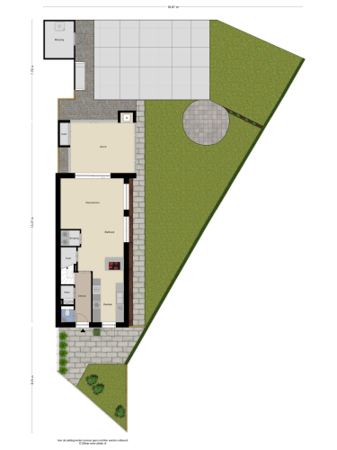 Plattegrond niet in brochure
