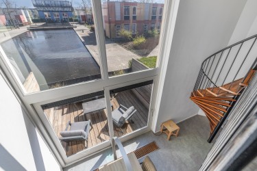 Uitzicht op de vijver