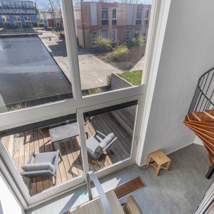 Uitzicht op de vijver