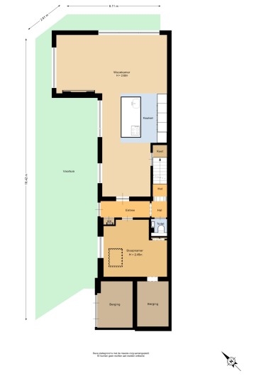 Plattegrond niet in brochure