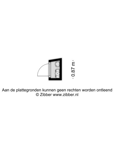 Plattegrond niet in brochure