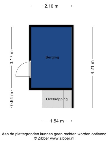 Plattegrond niet in brochure