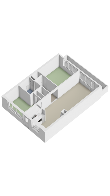 Plattegrond niet in brochure