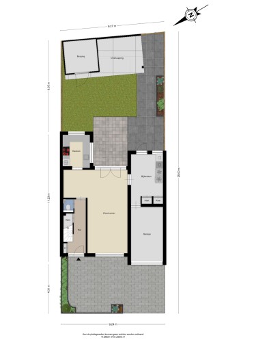 Plattegrond niet in brochure