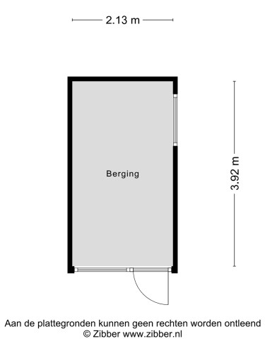 Plattegrond niet in brochure